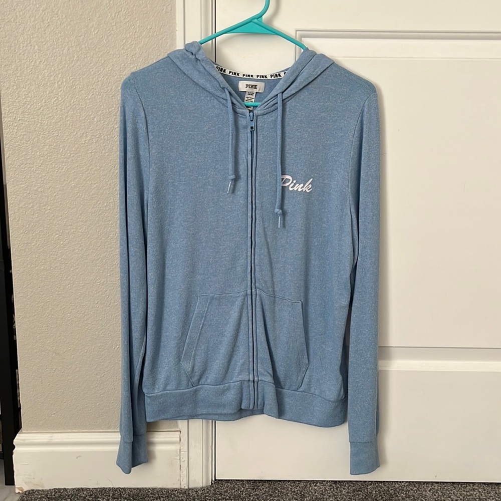 Blue Victoria Secret PINK Zip Up